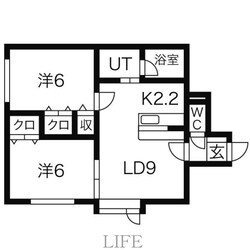 2条マンションの物件間取画像